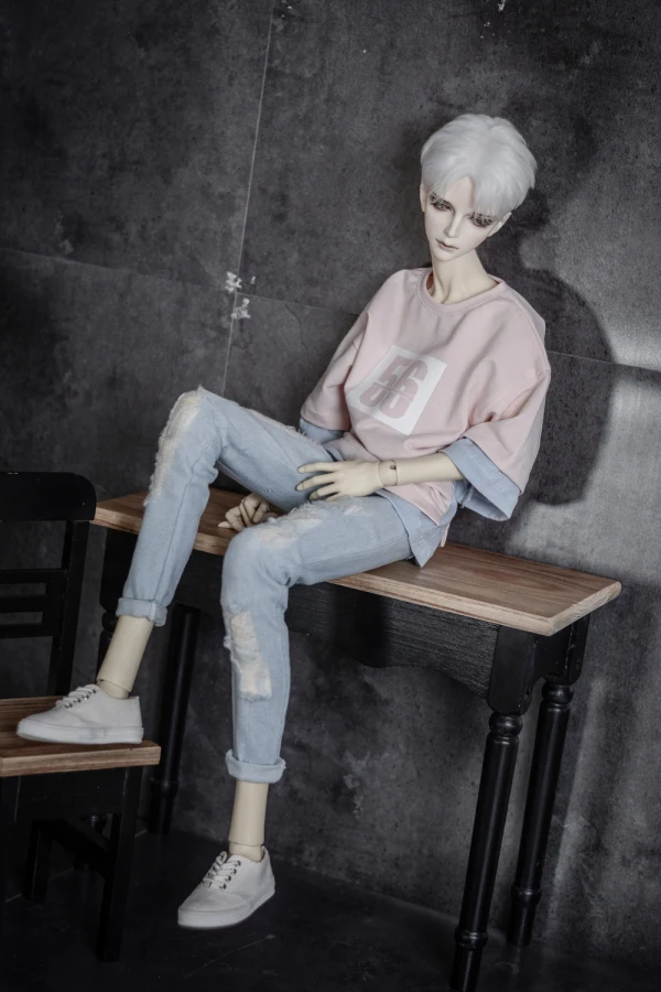 Одежда для кукол BJD Рваные дыры джинсы брюки 2 цвета 1/3 1/4 DD SD MSD YOSD размер куклы