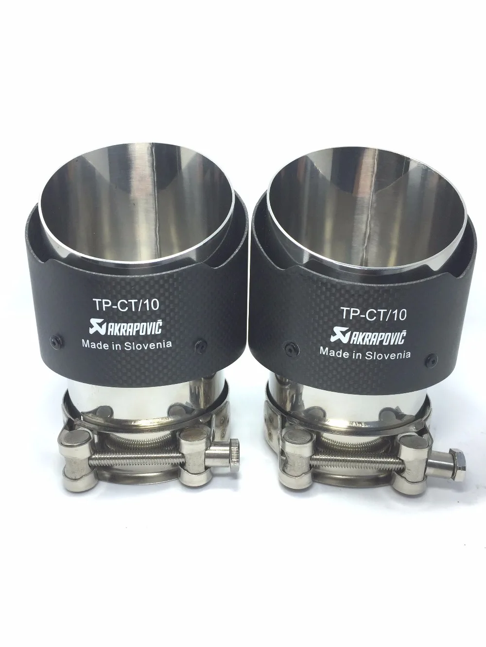 Углеродное волокно на заказ Akrapovic автомобильный выхлоп вход сопло 80 5 мм выход 101