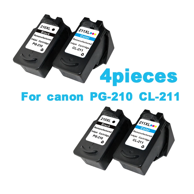 Чернильный картридж для canon PG210 CL211 Pixma IP2702 MP240 MP250 MP270 MP480 MP490 MX320 MX340 чернильный s PG 211