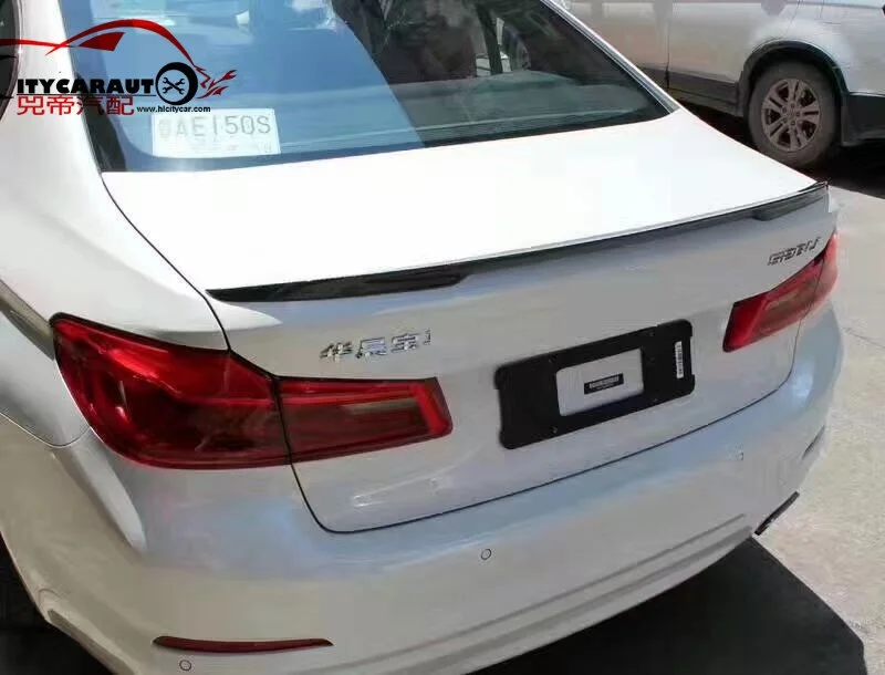 Задний спойлер для багажника CITYCARAUTO M P Style G30 G38 из углеродного волокна подходит