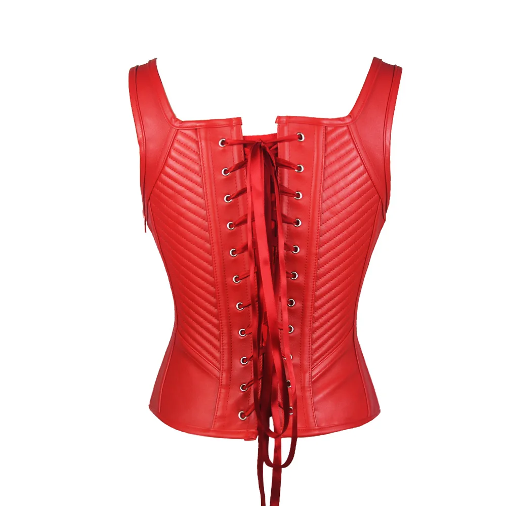 Соблазнительные женские корсеты в стиле стимпанк с пряжкой из искусственной