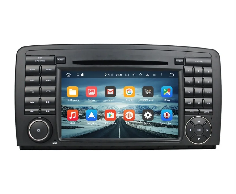 32G Android6.0 Восьмиядерный 7 &quotавтомобильный Радио dvd-плеер для Benz r-класс W251 W280 W300 W320