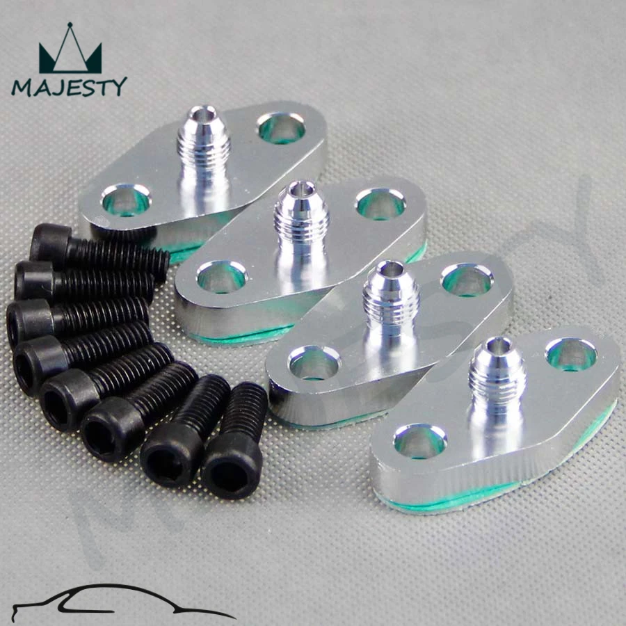 Комплект адаптеров для впускного клапана подачи масла 4 шт. прокладок антенны