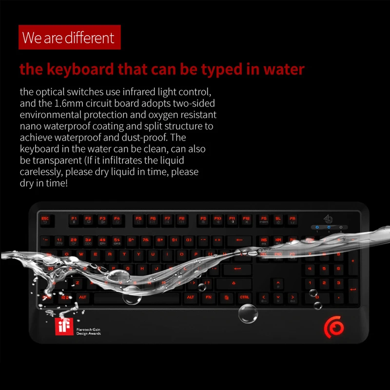 Профессиональная механическая клавиатура CIDOO для электронных видов спорта