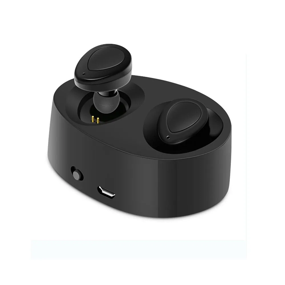 

TWS Earphone True Wireless Bluetooth Earbuds Mini Stereo Music Headsets Hands-free With Mic Charging Box for Iphone smart Phones