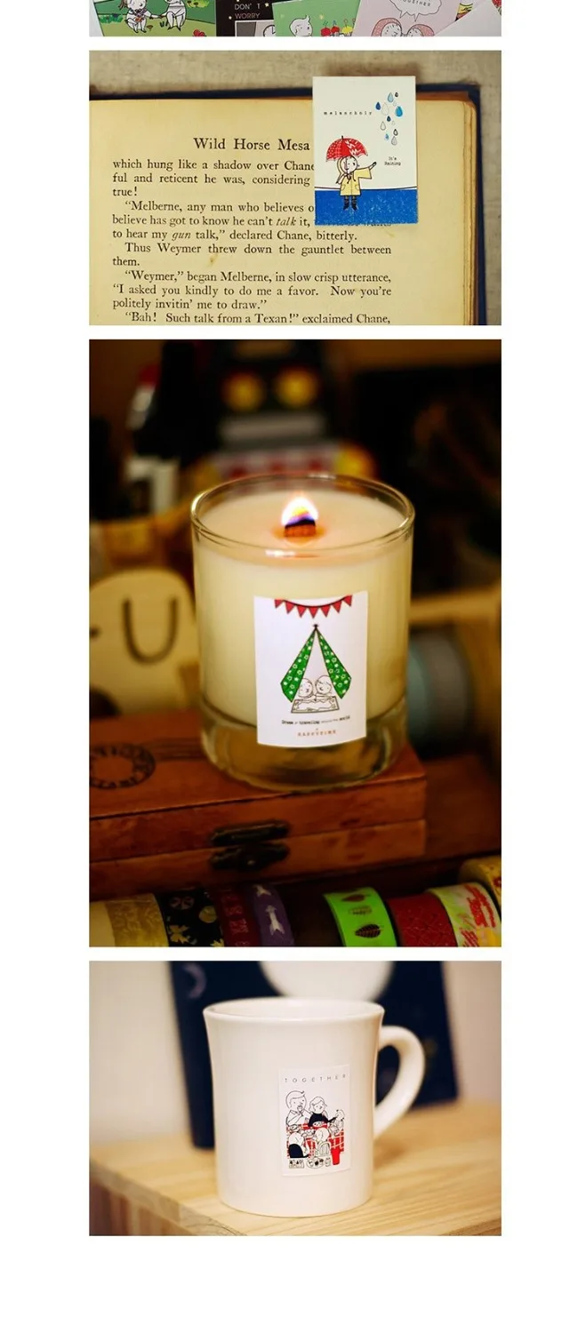 52 шт./упак. новые милые животные Лев девушка троянс Matchbox бумага тег наклейки