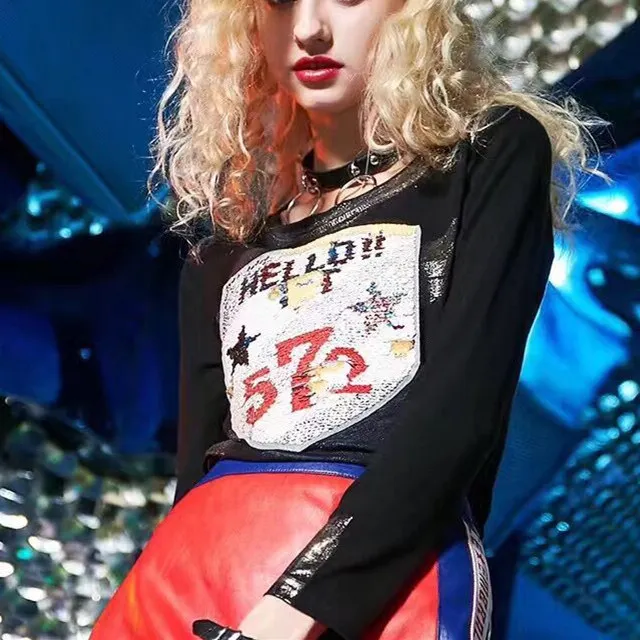 2017 Новый двусторонний изменение цвета блестки Пришивные патчи для одежды сделай