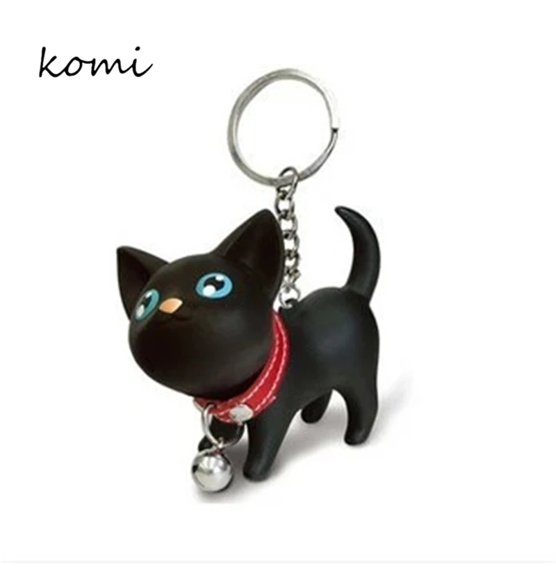 Коми милый кавайный котенок брелок с котом кольцо в виде животного новинка