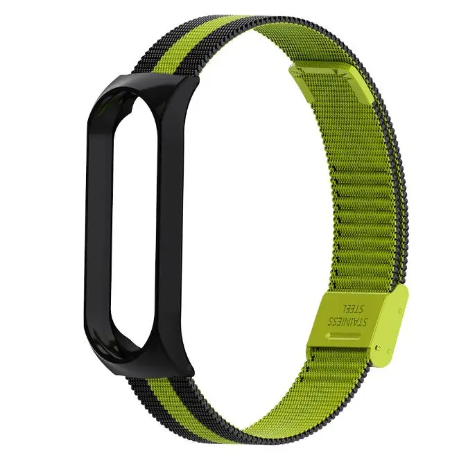 C02 Nennbo, браслет на запястье, ремешок для Xiaomi Mi Band 3 MiBand 3, металлический браслет, ремешок на запястье из нержавеющей стали - Цвет: C02