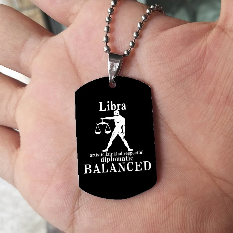 Знаки зодиака Suteyi для мужчин и женщин ожерелья с бирками лучшего друга собака