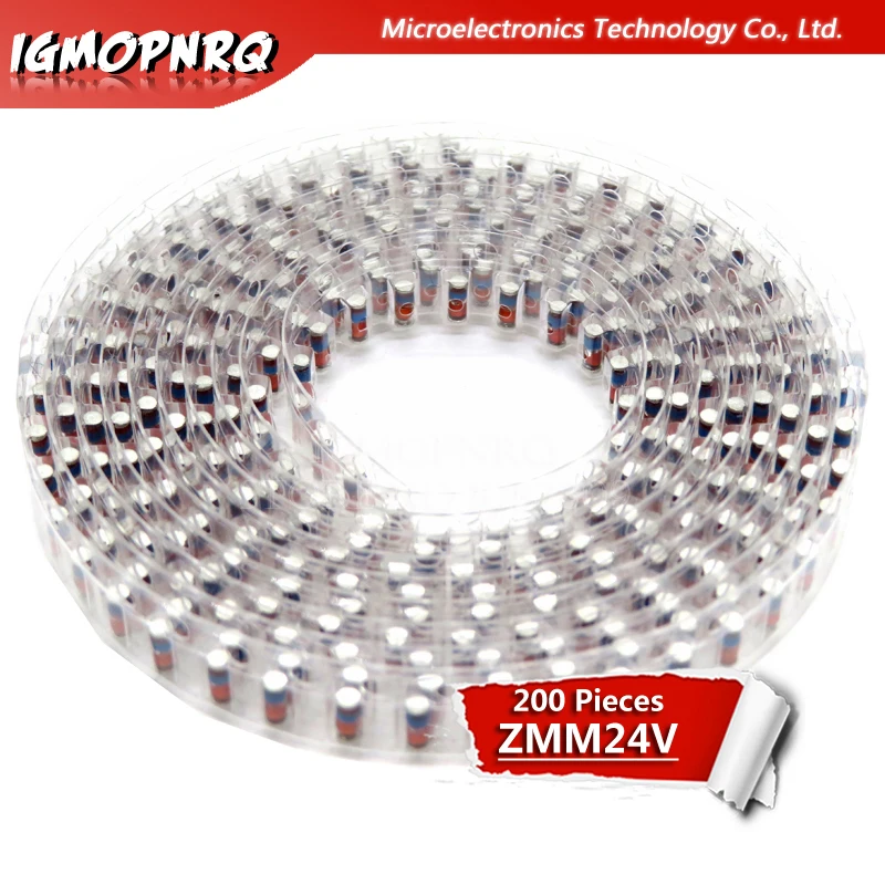 200 шт. ZMM 24V LL34 туннельный диод с поверхностным монтажом посылка 1/2W 0 5 w чип