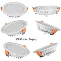 miboxer fut069 2 4g ip54 waterproof 15w rgbcct round led downlight dimmable ac86 265v reccessed light b8 fut092 remote