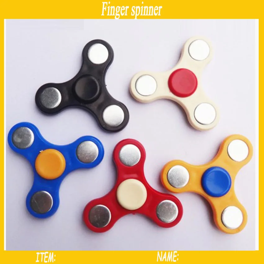 100 шт./лот Непоседа Счетчик Ручной Палец Игрушки Пальца Гироскопа верхней части