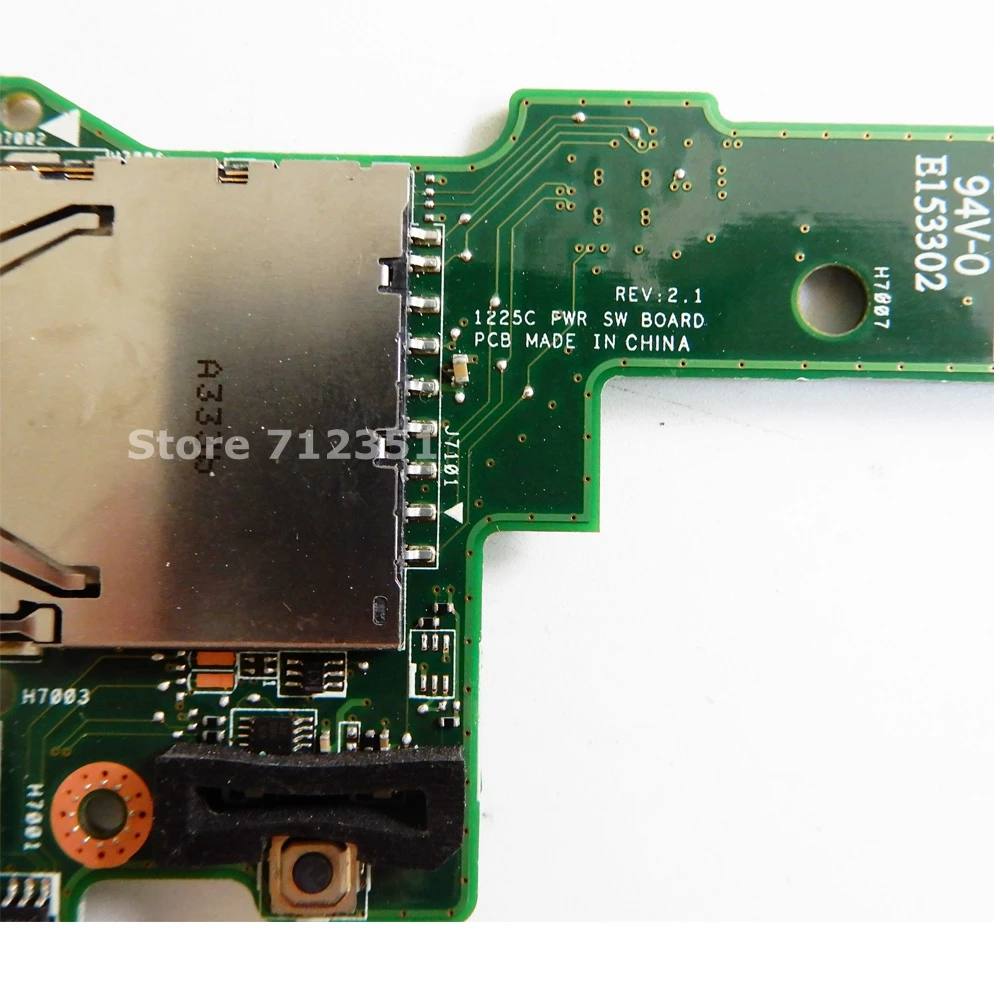 1225C Power SW плата для Asus Eee PC 1225B 1225 Board vga кнопка переключения sd reader тестирования 100%