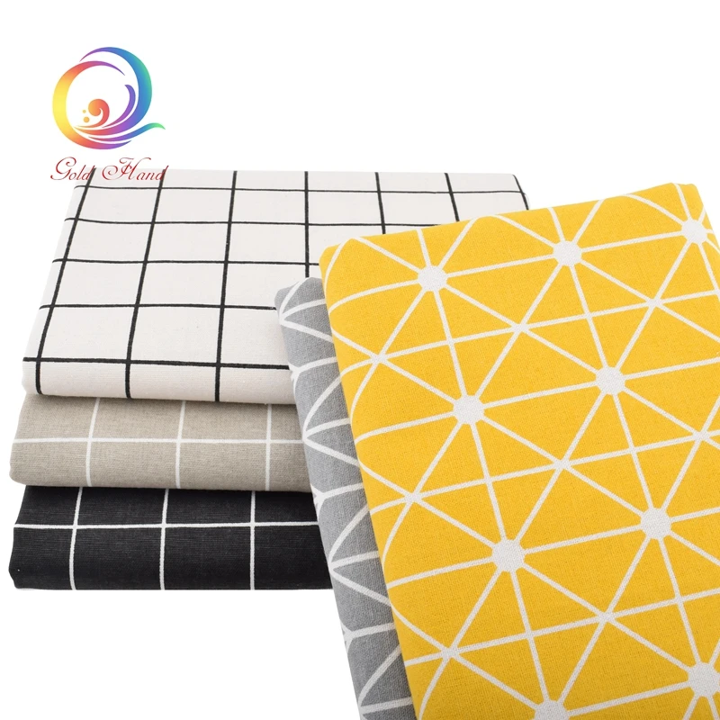 Хлопчатобумажная льняная ткань с принтом для лоскутного шитья стегания сделай