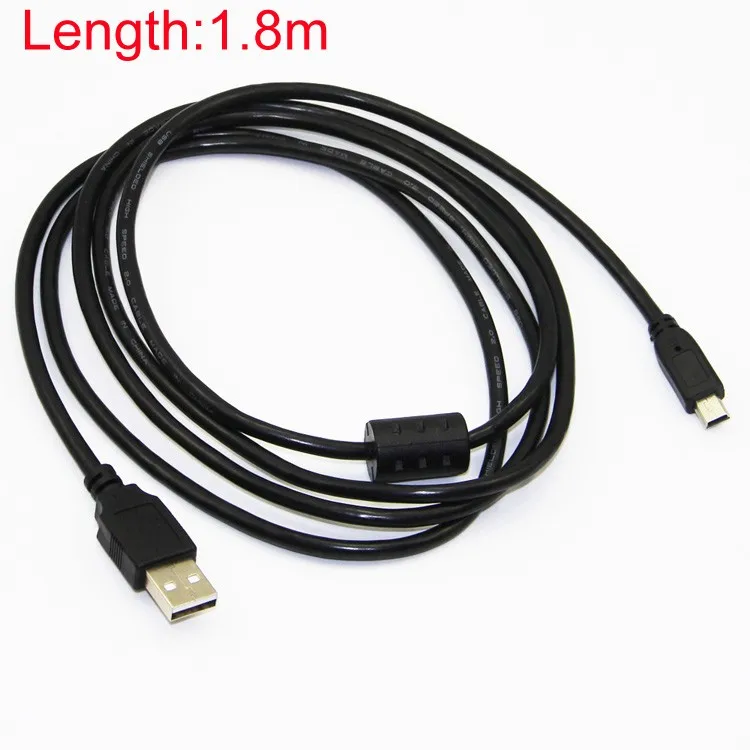 Bochara USB 2,0 type A Male to Mini 5P Male Mini 5P USB кабель M/M foil+ Плетеный+ ПВХ Экранирование 30 см 50 см 1 м 1,5 м 1,8 м 3 м 5 м