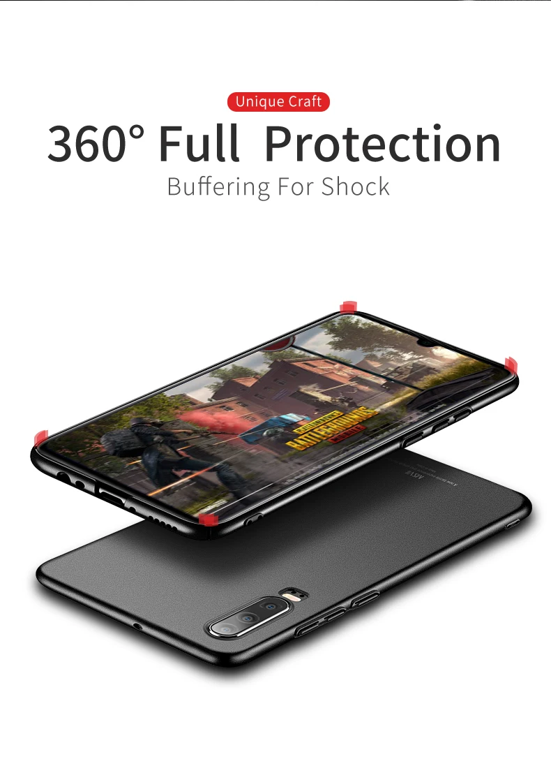 Huawei P30 Pro Чехол MSVII Жесткий Тонкий матовый Coque для huawei P30 случае P 30 Pro Lite автомобильный держатель чехол для huawei 30 облегченная Чехол
