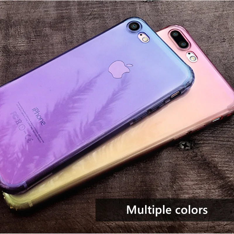 Несколько Цвет Роскошный чехол для iPhone XS Max X 8 7 6 6s плюс ультра тонкий мягкий из