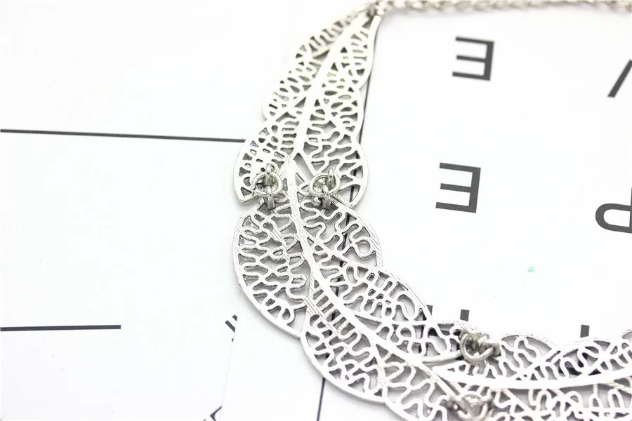 Ювелирные изделия ADOLPH оптовая продажа винтажное ожерелье с листьями эффектное