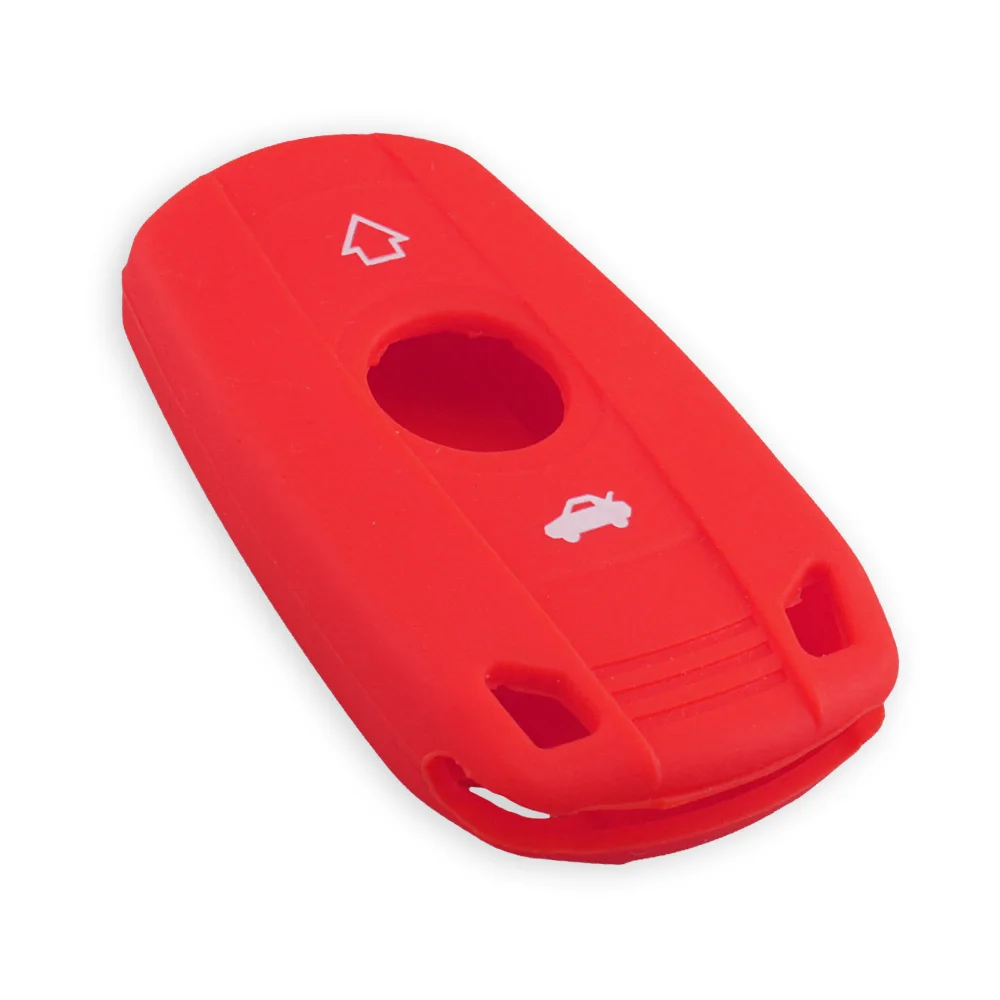 Силиконовый чехол для ключей от машины KEYYOU 3 кнопки BMW 1 5 6 серии E90 E91 E92 E60 пульта