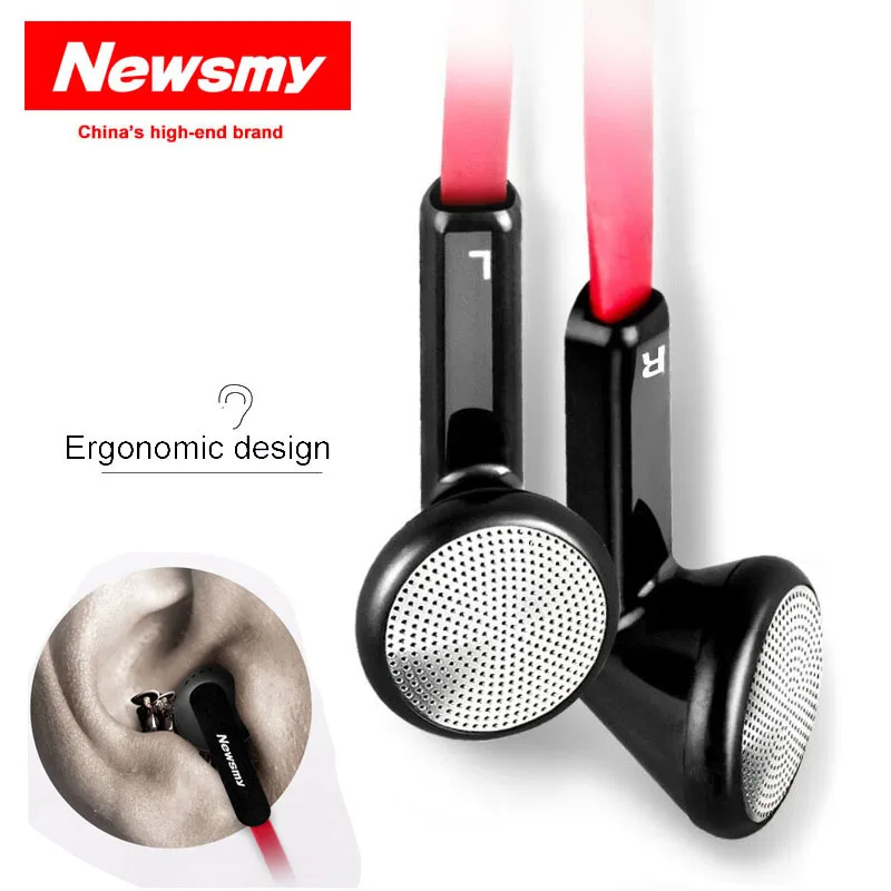 Newsmy PT880 HiFi Earphones 3.5mm jack for HD Mobile Phone Stereo Earbuds DJ Universal Wired Headset XBS BASS Xiaomi | Электроника