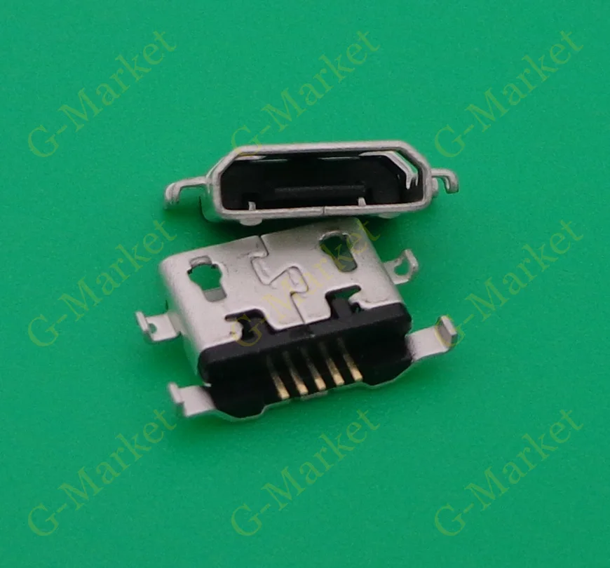 500 шт. для Alcatel 6035R Idol S 4033 4033D POP C3 C7 7041D micro usb разъем зарядки и подключения док