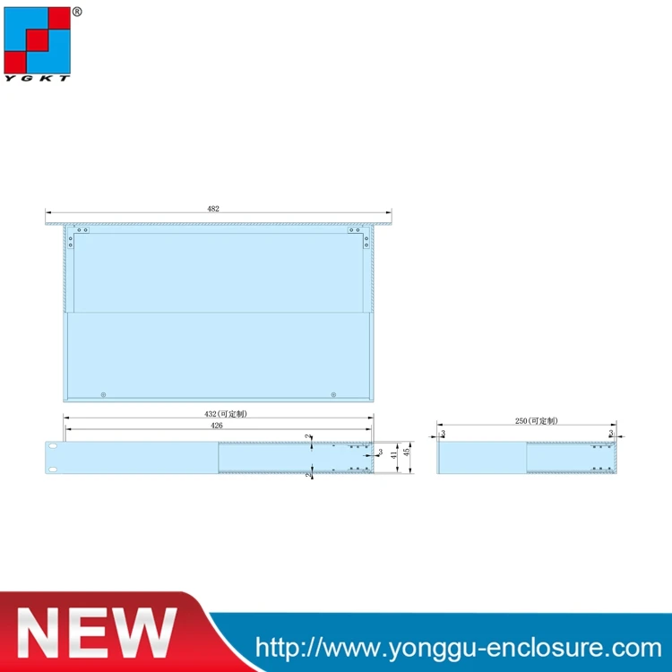 Защитный чехол для инструмента алюминиевый 1u 482*44 5*250 мм 19ƇU|case for|case casecase for instrument
