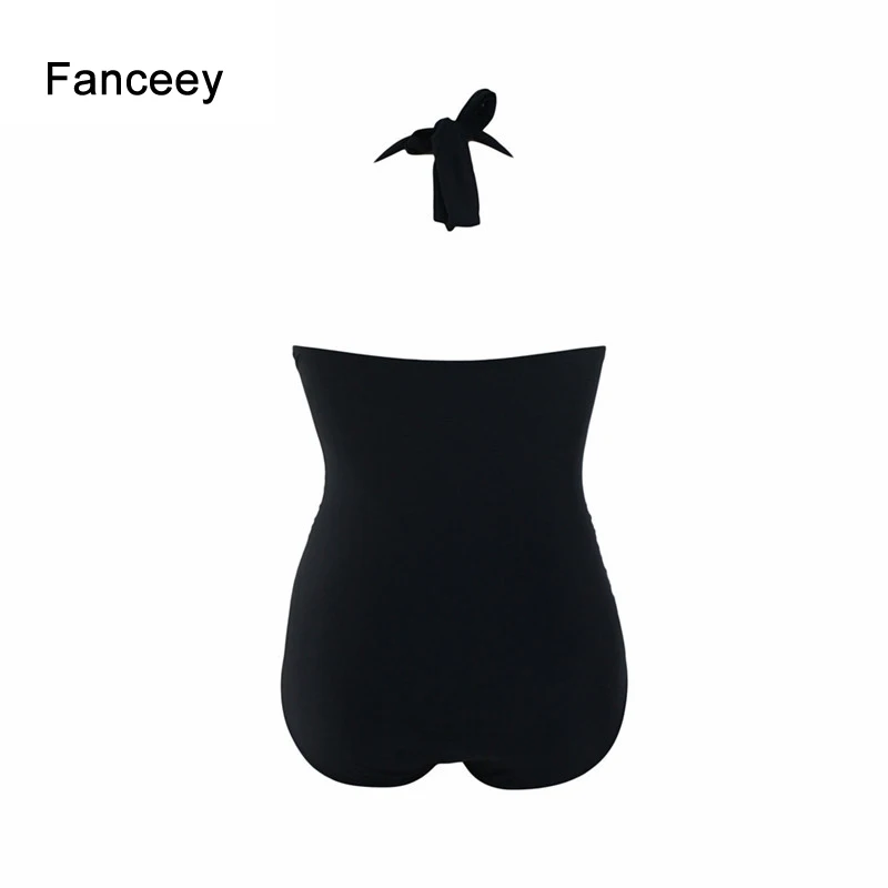 

Fanceey Women Bikini Swimsuit Plus Size Flower Print Lace-up Swimwear One Piece Monokini Bathing Suit Beach Wear SYLC41859