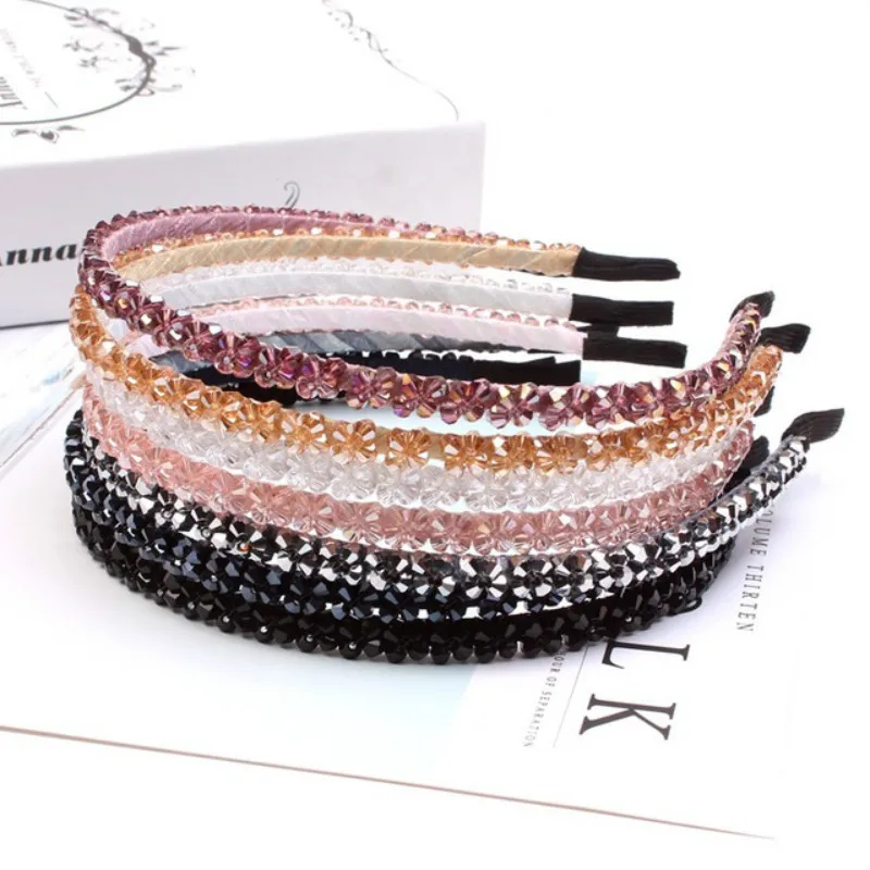 

JINSE Hot Sale Headband Head Wear Metal Crystal U Hairband Jewelry for Women Girl Lady Hair Band Accessories 12PCS/LOT