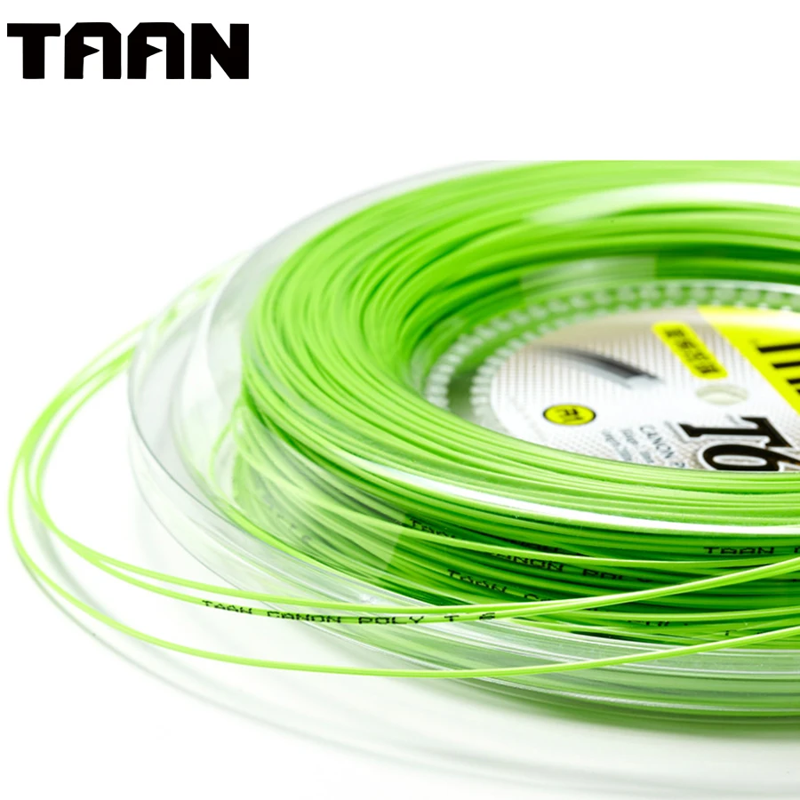 TAAN T6 Tennis Racket String 200m Reel Strings 1.18mm Blue Green Accessories for Sport Trainer |