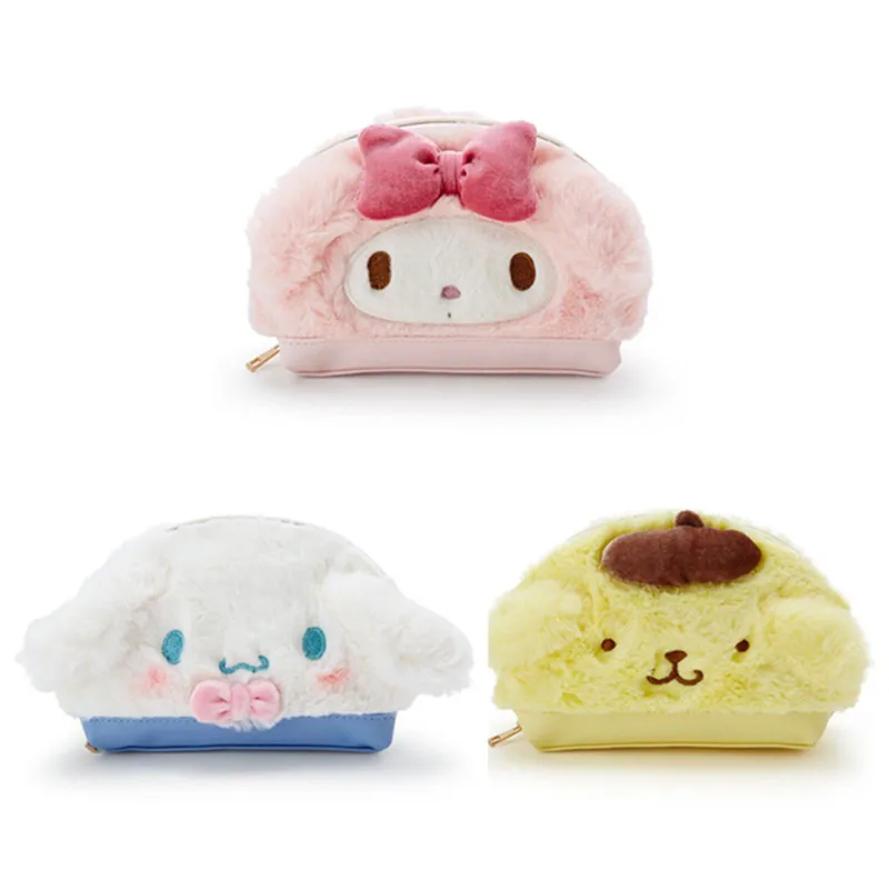 Милый мультфильм Cinnamoroll мой музыкальный плюшевый косметичка из искусственной кожи Женская дорожная косметичка красота чехол сумка для хранения для девочек