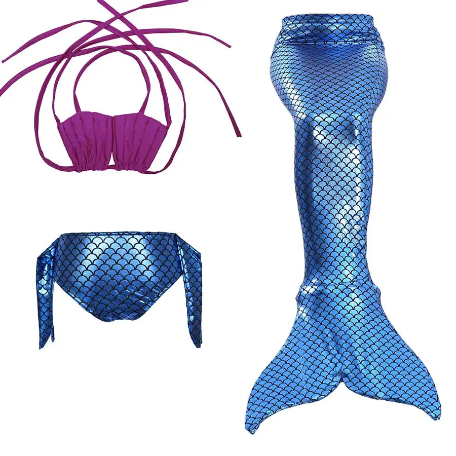 Женский детский костюм русалочки маскарадный купальный русалочка Ариэль 8 ми