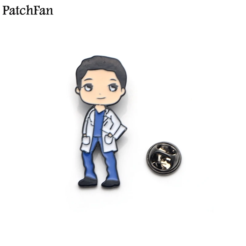 Patchfan Анатомия страсти цинка со смешными героями из мультфильмов шпильки рюкзак