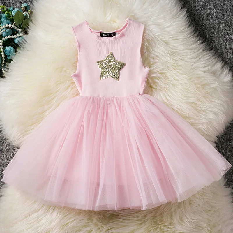 Baby Girls Dress Summer Children Girl Clothing 3-8 Years Toddler Tutu Dresses Birthday Party Kids For Clothes | Детская одежда и