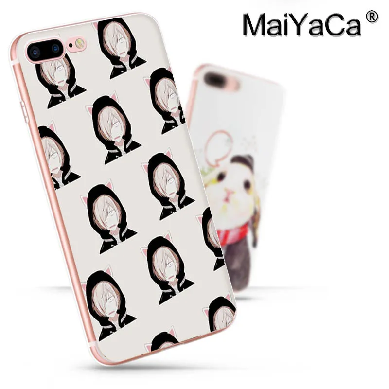 MaiYaCa yuri on ice amine прекрасный мягкий tpu чехол для телефона iPhone 8 7 6S Plus X XS MAX XR 5S SE 11pro max |