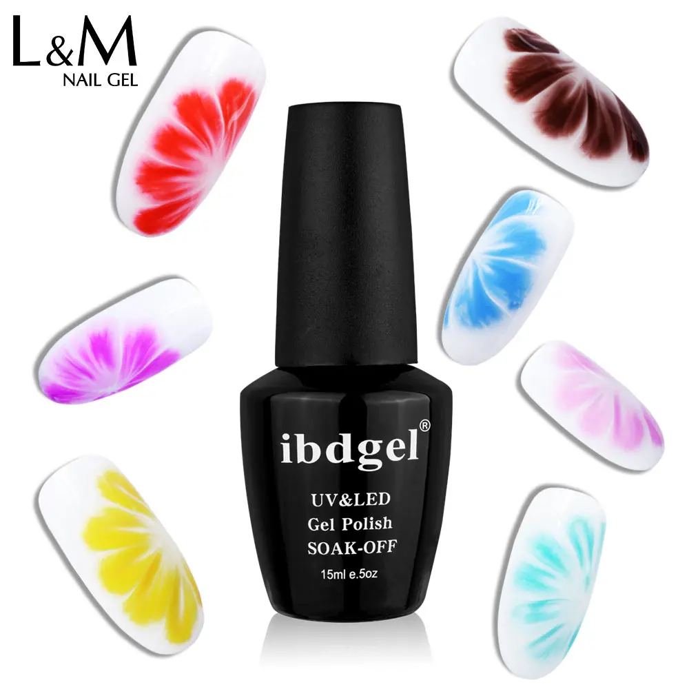 Гель лак для ногтей ibdgel 4 шт./лот лидер продаж Цветной сделай сам с цветами|color nail