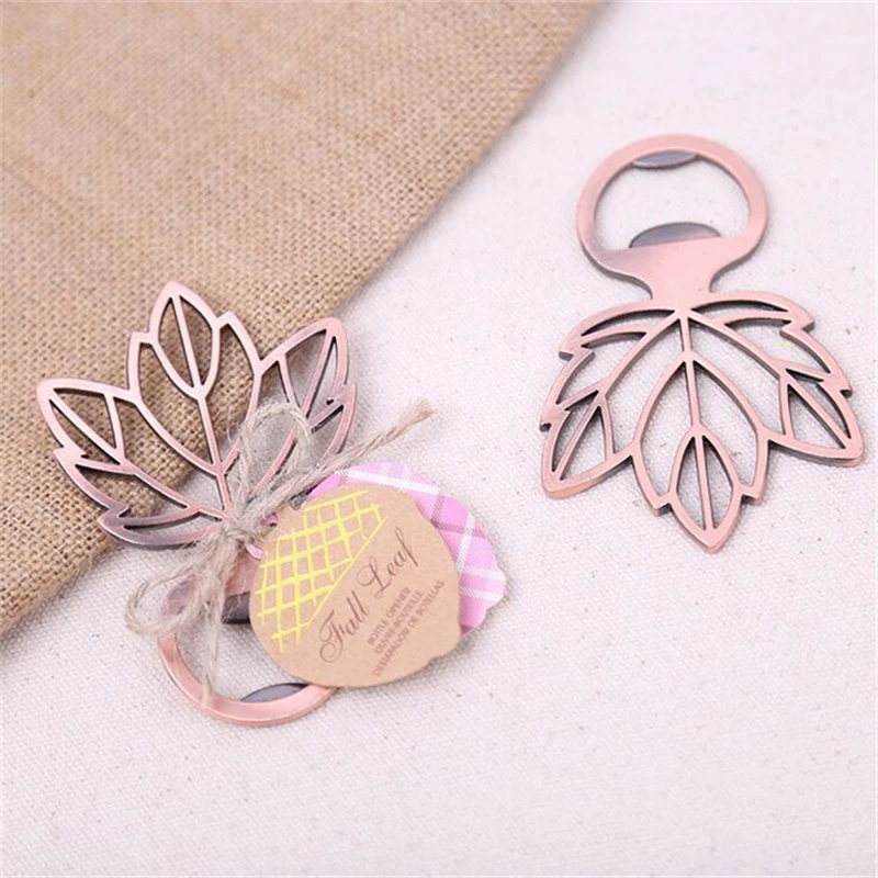 10Pcs Casamento Maple Leaf Beer Opener Wedding Favors Gifts For Guests Souvenirs Event &amp Party Decoration Supplies | Дом и сад