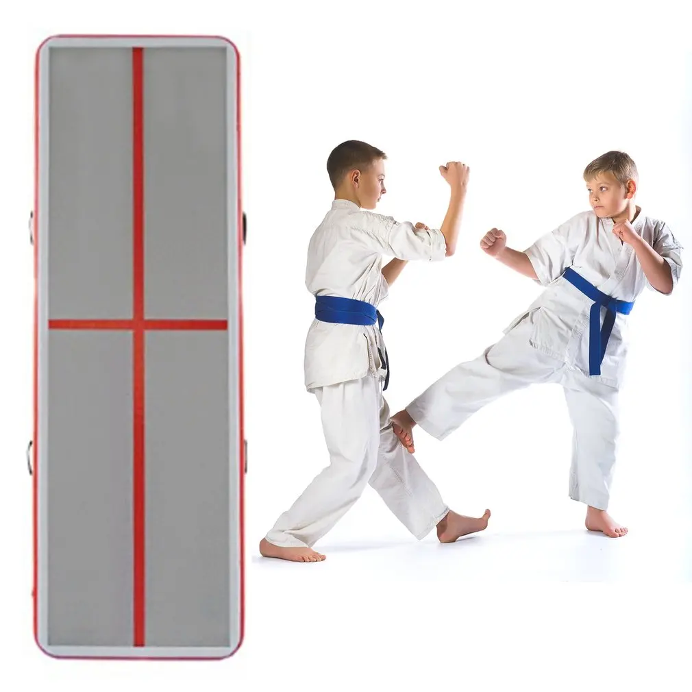 Надувной гимнастический коврик воздушный пол Акробатический трек мат для