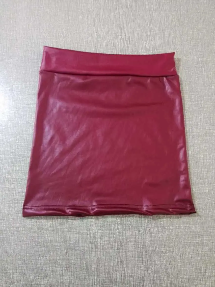 Женская короткая юбка карандаш из искусственной кожи на лето|saia feminina|skirt tightfaux