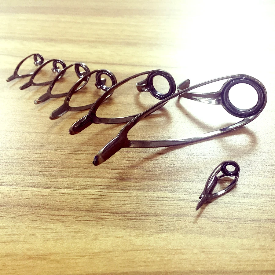 7 шт./компл. смешанные размеры литья спиннинговая направляющая для удочки