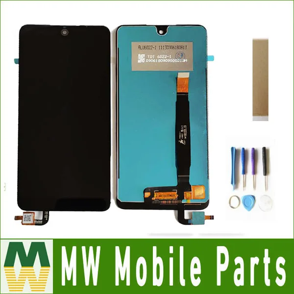 

For Wiko view 2 LCD Display With Touch Sensor Glass Digitizer Assembly Black with tools & tape