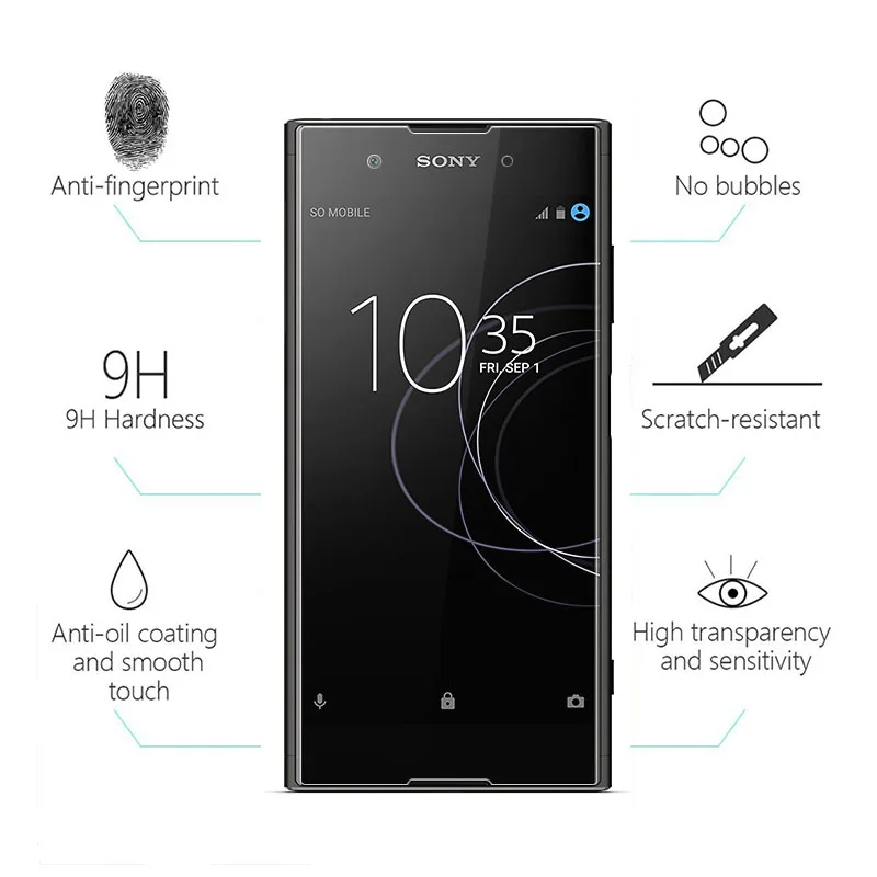 Для Sony Xperia Xa стекло для X L1 Xa1 Plus Xa2 Ultra Xz Xz1 закаленное Защита экрана Защитная