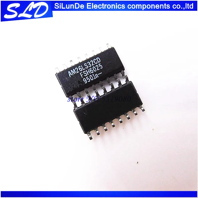 

Free Shipping 50pcs/lot 26LS32 AM26LS32CDR AM26LS32CD SOP16