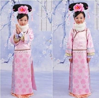 ruo xi little princess winter pink costume tv play bubujingxin same design kids size costume for photo and stage performance