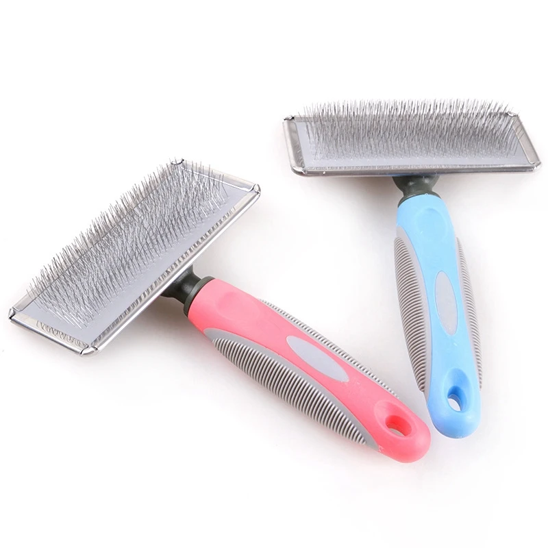 

Dog Brush Pet Grooming Tool Hair Removal Comb for Dogs Cats Brush Detachable Hair Shedding Trimming