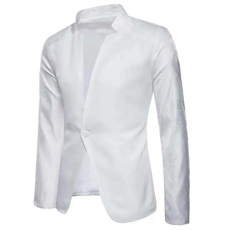 

blazer men suits designs A buckle jacket mens stage singers clothes dance star style dress punk rock masculino homme fashion