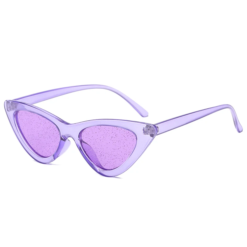 Женские солнцезащитные очки smism Bling Cateye с линзами для глаз унисекс Lunette De Soleil Femme Fun