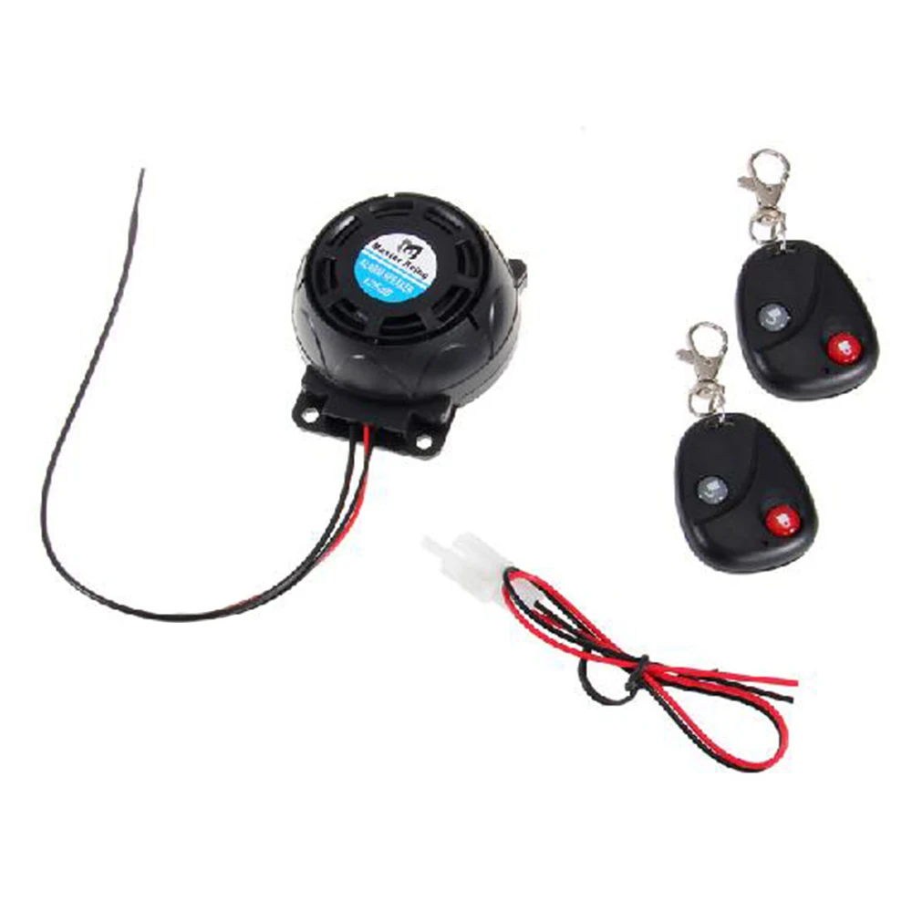 Motorcycle Anti-Theft Alarm System Warning Vibration Lock Double Remote Control Sensor |