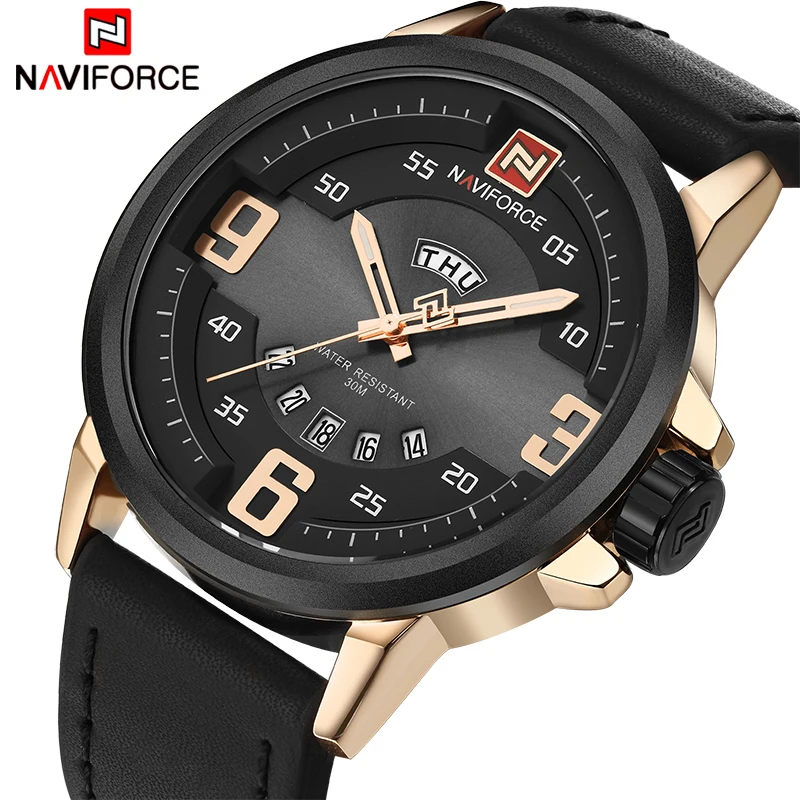 Новинка 2017 года NAVIFORCE модный бренд для мужчин спортивные часы мужчин's