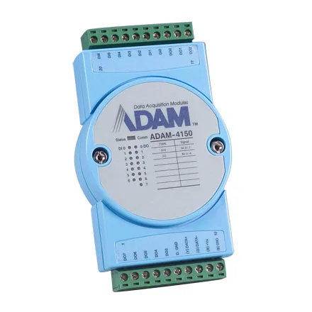 Advantech ADAM-4150 7DI 8DO цифровой модуль ввода/вывода данных 1 кГц счетчик вход и